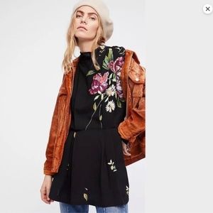 FREE PEOPLE Gemma Floral Print Tunic/Mini L
